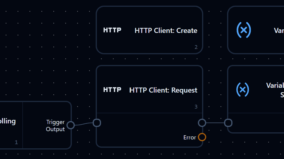 A Nara flow calling an HTTP API